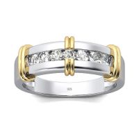 Szjinao 925 Silver Moissanite Ring เครื่องประดับทองแหวนแต่งงาน