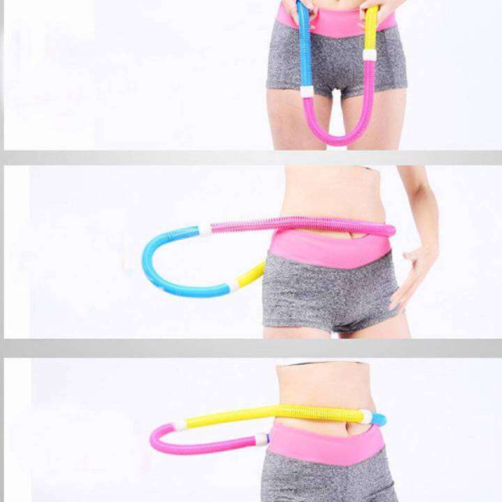 ฮูล่าฮูป-แบบสปริง-hula-hoop-spring-กระชับหุ่นสวย-ลดพุงด้วยฮูล่าฮูป-บริหารหน้าท้อง-ช่วยให้มีรูปร่าง-หุ่นดี-ออกกำลังกาย-อุปกรณ์ออกกำลังกาย