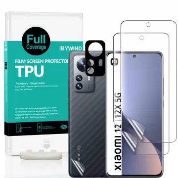 Ibywind 2 Pack Screen Protector for Redmi Note 12 Pro 5G/Note 12 Pro+/Note  12 Pro Plus 5G(6.67)+1 Pack Camera Len Protector+1 Pack Back Film,9H