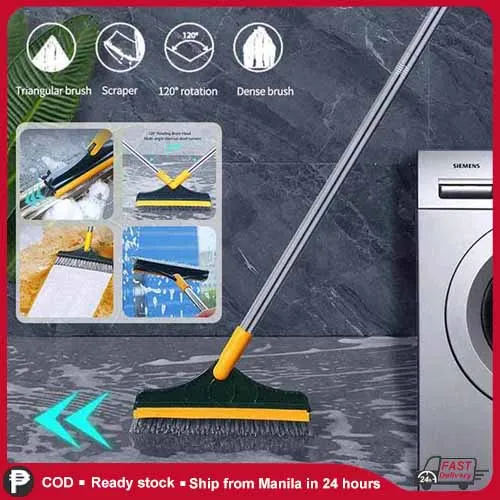 Tiktok 3 In 1 Rotatable Magic Wiper Scraper Mop Broom Floor