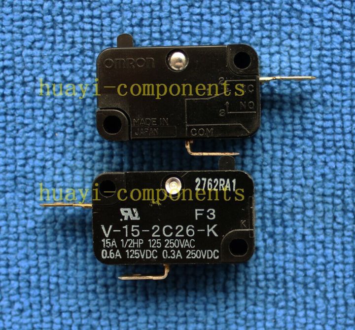 Holiday Discounts 1 Pieces New Original Large Micro Switch V-15-2C26-K (F3) 2-Pin Normally Closed Type