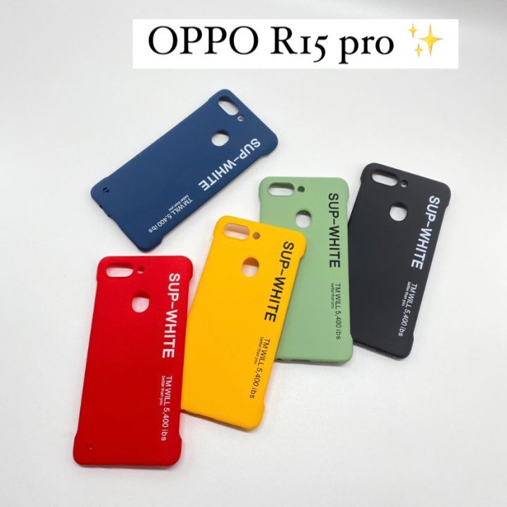 ส่งจากไทย-oppo-case-เคสมือถือ-ราคาถูก-เคส-oppo-r17-r15-opporeno-oppor15pro-เคสใสขอบสี-เคสโทสับ-กันรอย-9-9