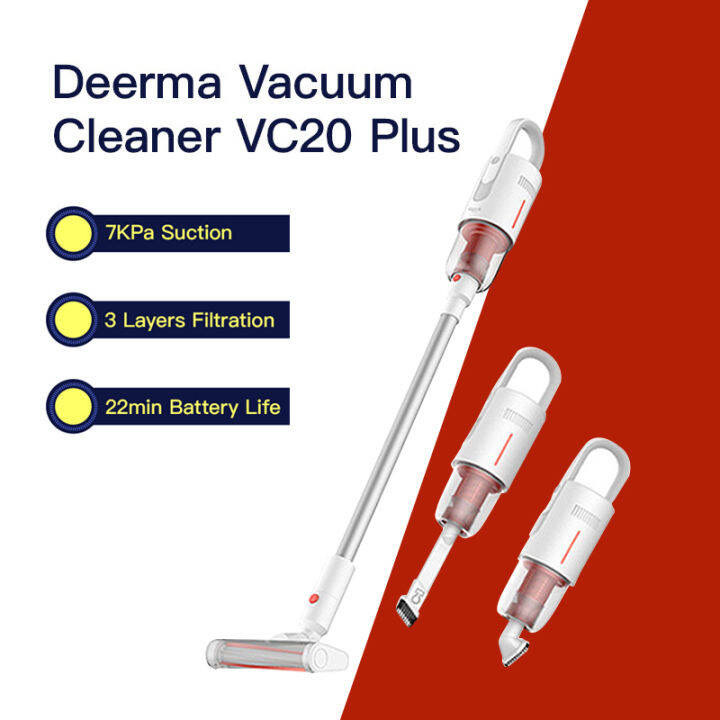 Deerma VC20 Plus Vacuum Cleaner Handheld Cordless Stick Aspirator