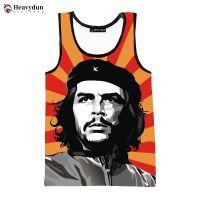 2023 Newest Che Guevara Fashion Summer Men Tank Tops Sleeveless Spring Harajuku Personality 3D Printed Beach Tops Tees