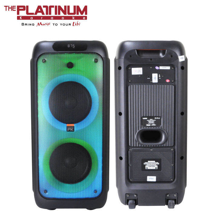 PLATINUM by Winland DK88 Duo Portable Party Jukebox Speaker Builtin
