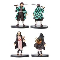 Anime Demon Slayer Kimetsuไม่มีYaibaรูปKamado Tanjirou Action Figure Agatsuma Zenitsu NezukoนักรบPVCรุ่นของเล่นเด็กของขวัญ