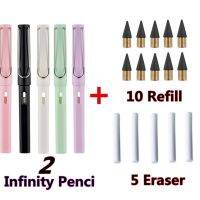 Childrens Infinity Pencil Cheap School Supplies Cute Korean Stationery Free Shipping Item HB 0.5mm Mechanical Eternal Pencil