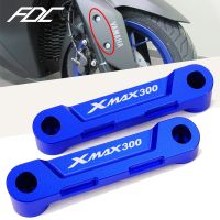 ☊¤ สำหรับรถจักรยานยนต์ Yamaha XMAX300 XMAX 300 125 250 400 XMAX250 2017-2021 2022 CNC ฝาครอบตกแต่งแผ่นทองแดง AS Roda Depan