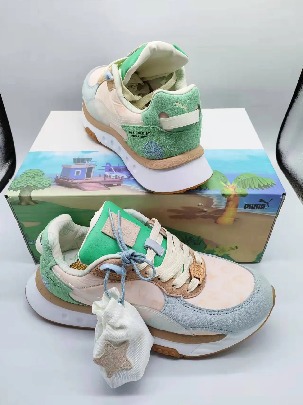 women animal crossing puma shoes