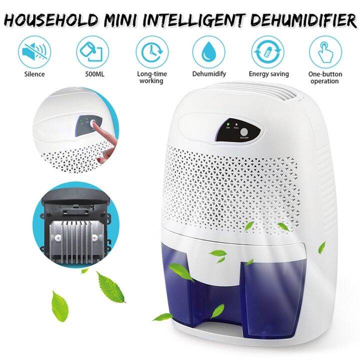 Mini Portable Electric Dehumidifier Home Air Dryer Desiccant Moisture