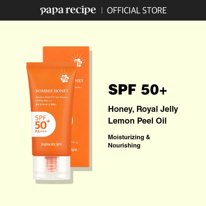 papa recipe Moist Sun Essence Sunscreen Sunblock(50ml) | Lazada PH