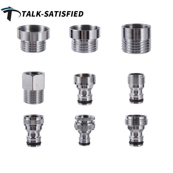 1/2"3/4" Thread Fitting Adapter Garden Irrigation Faucet Adapter Hose Fitting Fitting 16MM Quick