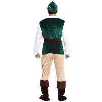 Men Pirate Cosplay Halloween Forest prince Costume Masquerade Christmas Hunter Indians huntsman