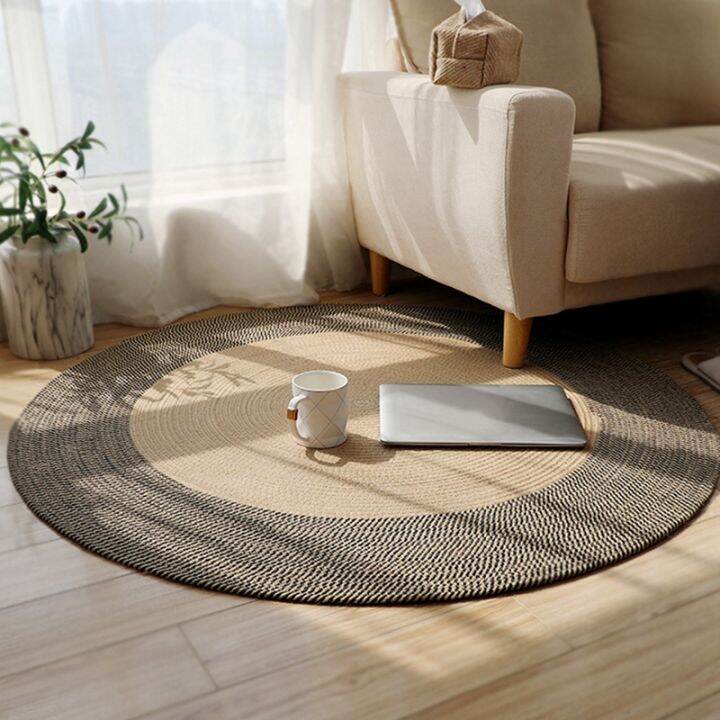 japanese-style-woven-carpet-jute-round-floor-mat-simple-coffee-table-mats-bedroom-living-room-sofa-floor-rugs