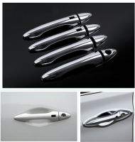 FUNDUOO สำหรับ Hyundai IX35 Tucson 2009 2010 2011 2012 2013 2014ใหม่ Chrome รถประตูฝาครอบ Trim สมาร์ท Keyholes