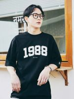 [FLMNT] โอเว่อร์ฟิต 1988 เคอซิฟว์ ทีเชิ้ต - Black