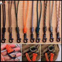 YIYI 19 สไตล์ การป้องกันตัวเอง ความแข็งแรงสูง พวงกุญแจ Paracord พวงกุญแจ สายร่มชูชีพ หัวเข็มขัดสามเหลี่ยม Lan