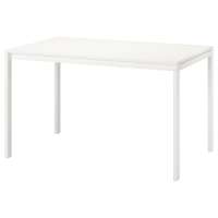 [สอบถามสต๊อคก่อนสั่งซื้อนะคะ!] IKEA MELLTORP เมลทอร์ป โต๊ะ, ขาว, 125x75 ซม. อิเกีย ของแท้100%