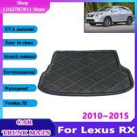 เสื่อปูพื้นฝาหน้าฝาหลังกระโปรงรถสำหรับ Lexus RX แผ่นรอง RX350 RX300 RX270 RX450H 2010 ~ 2015อุปกรณ์เสริมกันน้ำทำความสะอาดง่าย