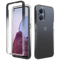 Oppo Reno7 Z 5G Case, EABUY Transparent 2-in-1 Gradient Shockproof Case for Oppo Reno7 Z 5G