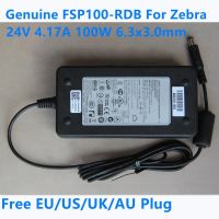 FSP100-RDB ของแท้24โวลต์4.17A 100วัตต์อะแดปเตอร์แปลงไฟกระแสสลับสำหรับ Zebra ZXP3 ZXP 1 GX420D GX420T ที่ชาร์จ GX43 GX430T