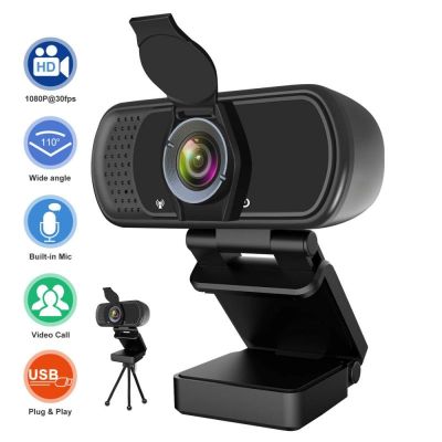 ♧☢☜ USB Camera HD 1080P Computer Camera With Dust Cover Webcam For Webcast Video Conference Webcam Full Hd 1080p Web Camara
