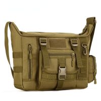 14 Inch Tactical Sling Bag Military Mens A4 Document Molle Messenger Sport Crosscody Bags Sling Laptop Shoulder Bag Note Books Pads