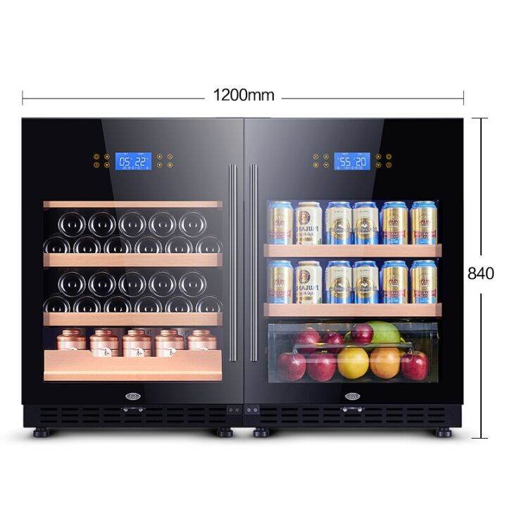 Wine And Beverage Refrigerator With Glass Front Door Beer Wine Soda