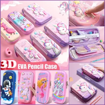 Buy Wholesale China 3d Eva Unicorn Cute Pencil Case Cartoon