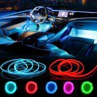 Car Environment El Wire LED USB Flexible Neon Interior Lights Assembly RGB Light For Automotive Decoration Lamps Car Accessories