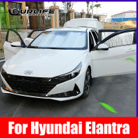 Car Windshield Sunshade Front Window Protection Visor Cover Sun Shade Front Rear For Hyundai Elantra 2020- CN7 Accessories