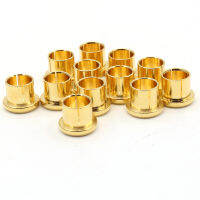 10 Pcs RCA Cap Protector กันฝุ่นทองเหลืองชุบทอง Audiophile Shielding Cap