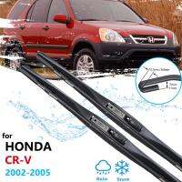 ไม้เช็ดรถใบมีดสำหรับ Honda CR-V CRV MK2 2002 ~ 2005 RD4 ~ RD9ของเล่นเด็กบาจากระจกบังลมสติ๊กเกอร์ตกแต่งรถยนต์ที่ปัดน้ำฝน