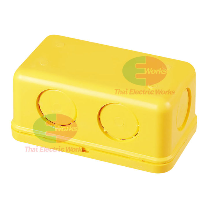 nano-กล่องพักสาย-ขนาด-2x4-และ-4x4-นิ้ว-pvc-nano-สีเหลือง-กล่องพักสายไฟ-สำหรับท่อนิ้ว-หุน-นาโน