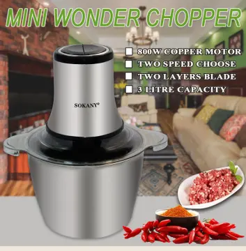 3.0L Smoothie Electric Food Vegetable Quick Chopper - China Food