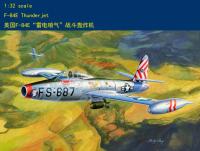 Hobbyboss รุ่น83207 132 Scale รุ่น F-84E Thunderjet Plastic Model Kit