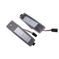 2PCS สีขาว LED จำนวนป้ายทะเบียนสำหรับ TOYOTA Hiace S.b.vhighlander RAV4 Land Cruiser 200สำหรับ Lexus RX300สำหรับ Scion XB