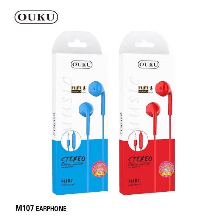 ouku-m107-small-talk-earphone-ใช้งานได้ทั้งระบบ-android-ios-หูฟัง-หูฟังแจ๊ค3-5มม-สายยาว1-2-เมตร-เสียงดี