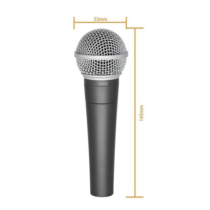 For Shure SM58 Dynamic Vocal Microphone Wired Mic with On/Off Switch