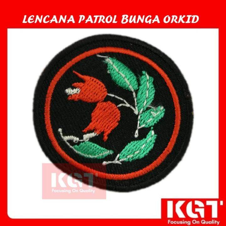 LENCANA PATROL BUNGA ORKID PANDU PUTERI TUNAS PUTERI | Lazada