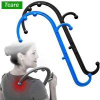 ✶ Tcare Back Neck and Foot Massager for Trigger Point Fibromyalgia Pain Relief and Self Massage Hook Cane Therapy Back Scratcher