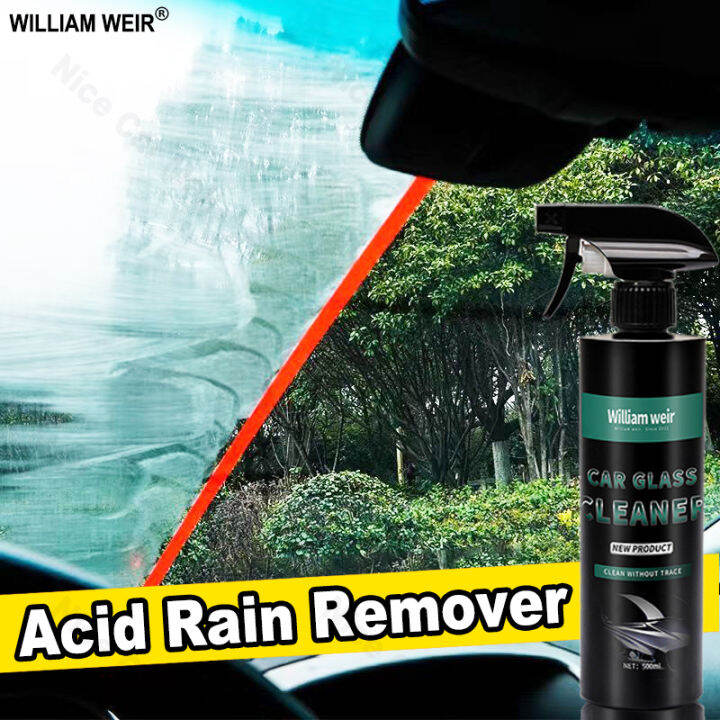 WILLIAM WEIR Acid Rain Remover 500ML Watermarks Remover Car Windshield