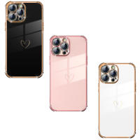 High Transparency Bumper Shockproof Phone Case For Phone 13 Pro Max Silicone Protect Cover Transparent Cardioid Phone Case candid