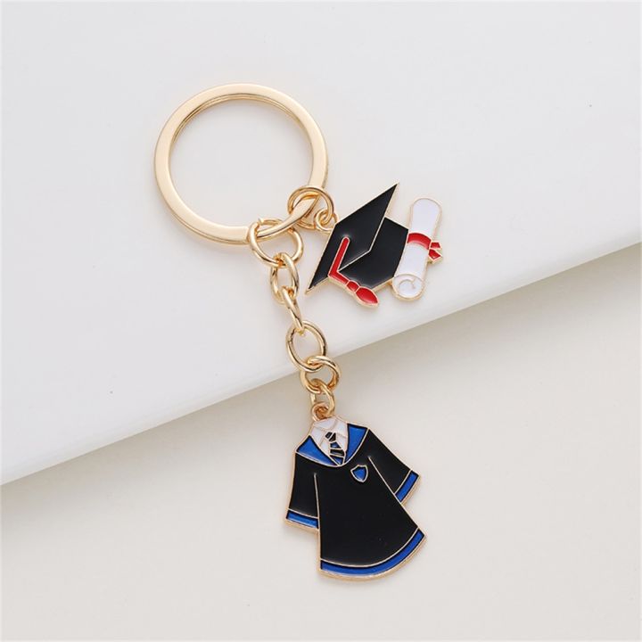 cute-academic-dress-keychain-with-metal-bachelors-cap-pendant-for-students-bag-charms-accessories-creative-graduation-gifts-key-chains