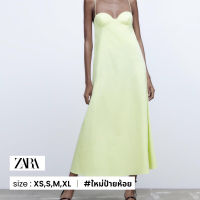 Zara | เดรสสายเดี่ยวยาว ทรงบาน