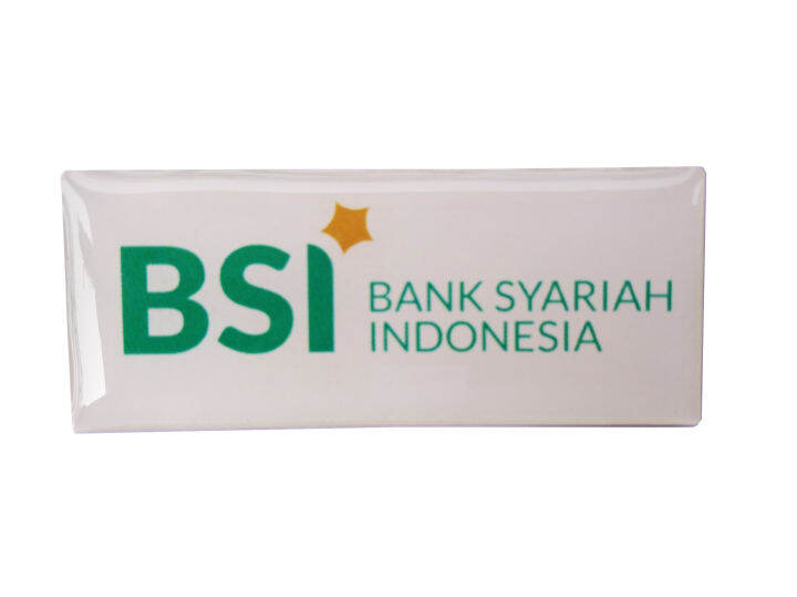 Stiker Motor Timbul Logo Bank BSI - Bank Syariah Indonesia!! | Lazada ...