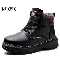 WKPK Kids Martin Boots Keep Warm Fashion Childrens Shoes Abrasion Resistant Comfortable Boys Girls Outdoor Casual Shoes