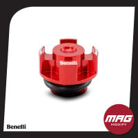 จุกปิดน้ำมันเครื่อง น็อตแต่ง  เบเนลลี่ Benelli TNT135 สีแดง