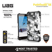 UAG Pathfinder SE Camo Series Phone Case for iPhone 7 Plus / iPhone 8 Plus with Protective Case Cover - White