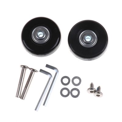 Luggage Suitcase Wheels OD 50 1.97 Inch ID 6 W 18 Axles 35 Repair Set Replacement Luggage Wheels 50x18mm